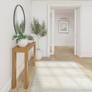 Plank+Beam 46 Modern Solid Wood Console Table, Narrow Entryway Table, Behind The Couch, Pecan