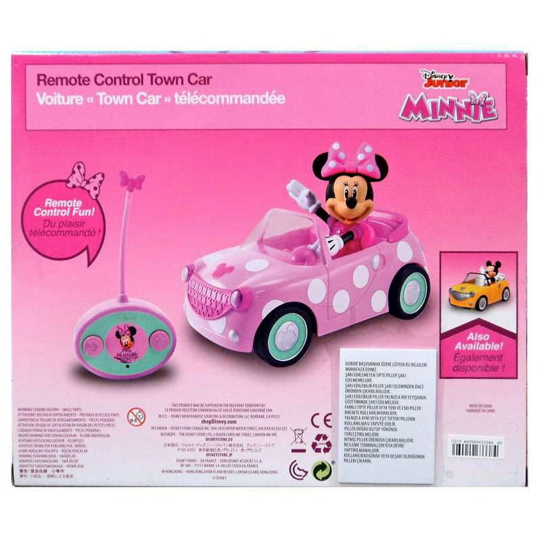 Disney Junior Minnie Mouse Roadster voiture RC avec points de polka  télécommande