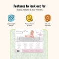 thumbnail image 3 of Dream On Me Butterfly Meadow Firm Fiber Crib & Toddler Mattress | Waterproof Vinyl Cover | Greenguard Gold & JPMA Certified | Lightweight | Green Butterfly Meadow, 3 of 8