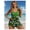 Green, variant on Tankini Swimsuit for Women - Polka Dot and Daisy Halter Top with Flared Skirt Bottom - Tie Front Bathing Suit - Modest Swimwear for Beach, Pool, Vacation - UPF 50+