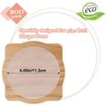 thumbnail image 2 of SURJDE Burger Patty Paper Rounds for 4/4.5 Inch Burger Press, 200pcs 4.5inch Baking Parchment Rounds/Hamburger Patty Paper Sheet for Separating Burger Patty, Cookies and More (5.5/6/7/8/9/10/1, 2 of 7