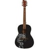 36" Acoustic Guitar - Black Parlor With