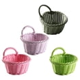 thumbnail image 2 of Miangastore Easter Themed Imitation Rattan Basket Assorted Color 4Pcs 5.50X3.93X2.75in, 2 of 9