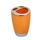 thumbnail image 5 of Ounissouiy Juego de accesorios de baño de 4 piezas Soporte de cepillo de de taza de traje de baño de plástico PP Juegos de accesorios de baño naranja, 5 of 6