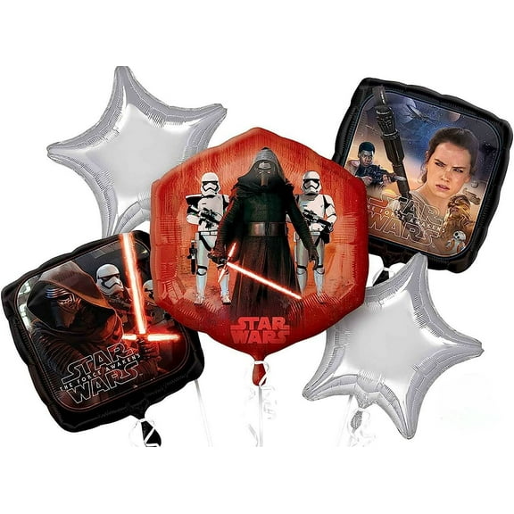 Star Wars Force Awakens 5 pc Balloon Bouquet