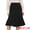 Black, variant on DARING DIVA Women's Side Zipper Flared Flowy A Line Midi Skirts XS Beige
