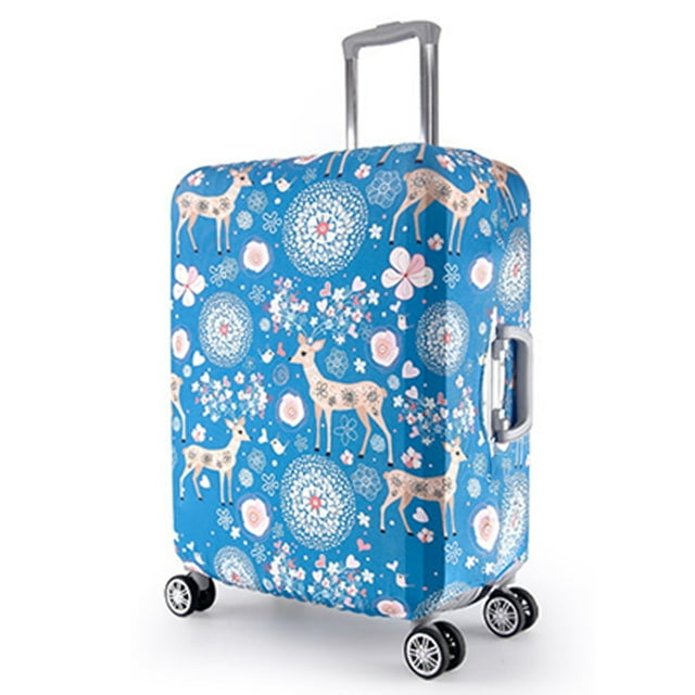 18-32Inch Suitcase Cover Elastic Luggage Cover Full Body Print Anti-Scratch Suitcase Protective Case Trolley Dustproof Cover deer S