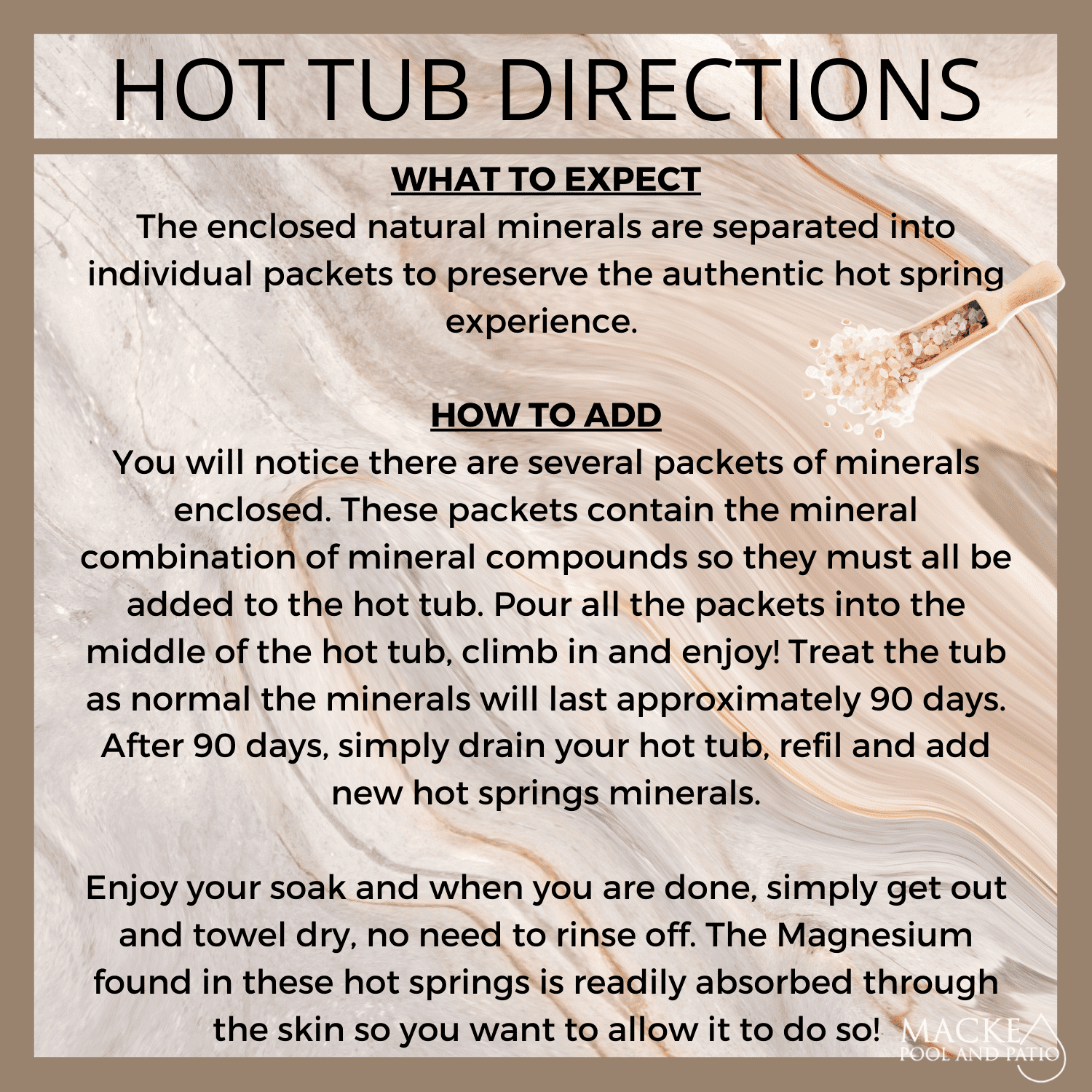 Medicine Springs Sport Formula (Hot Tub)