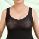 thumbnail image 5 of Ropa interior térmica para mujer, sujetador sin espalda de encaje de color cálido de invierno con almohadillas extraíbles, ropa interior integrada con forro polar, capa base, ropa interior cálida, suj, 5 of 5