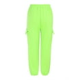 thumbnail image 4 of WTXUE Girls Cargo Pants, Scrub Pants Women's Loose Cargo Pants Retro Multi Pocket Low Waist Drawstring Pig Nose Buckle Slim, Scrub Pants Pantalones De Mujer, Mint Green, 4 of 8