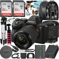 thumbnail image 1 of Sony Alpha a7 IV Mirrorless Digital Camera with FE 28-70mm Lens + 2 Pack SanDisk 32GB Card + Case + Tripod + ZeeTech Accessory Bundle, 1 of 8
