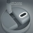 thumbnail image 2 of 9-inch Portable Pedestal Fan 10800mAh Battery Type-C Rechargeable Oscillating Standing Fan with LED Night Light Remote Control Telescopic 4 Speed Quiet Timer Fan for Home Kitchen Outdoor Camping, 2 of 8