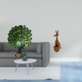 thumbnail image 2 of Figura de escritorio,Estatua de pavo real en estante,escritorio,decoración del hogar,Figuras decorativas creativas para la oficina y el hogar,estatua,estatuas de animales,figuras artesanales, 2 of 8