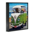 thumbnail image 3 of Stupell Industries Dogs Driving Retro Van Animals & Insects Painting Black Framed Art Print Wall Art, 24 x 24, 3 of 9