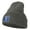 Dk Grey, variant on Oregon State Flag Map Embroidered Long Beanie - Black OSFM
