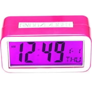Mainstays Digital Alarm Clock, Fucshia