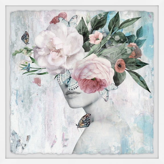 Marmont Hill Pastel Butterfly Framed Painting Print