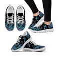thumbnail image 1 of Zapatillas de deporte informales con plataforma negra y estampado de equipo de peluquería ombré en colores de moda, ligeras y para exteriores., 1 of 6
