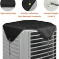 thumbnail image 5 of Central Air Conditioner Cover for Outside Units Mesh AC Covers for Outside Unit, Heat Pump Mesh Protector, Full Leaf Guard, Round Compressor Net Defender for AC Outdoor Conditioners(66*66cm,Black), 5 of 7