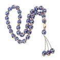 thumbnail image 4 of Prayer Beads Multiple Colour Exquisite Appearance Optical Maser Engraving Muslim Prayer BeadsBlue, 4 of 10