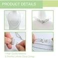 thumbnail image 3 of 2pcs Silver Layering Slide Lock Clasp Separators Necklace Connectors, 3pcs Stainless Steel Paperclip Chain Necklaces and 50pcs Jump Rings for Women Multi Strands Necklaces Bracelets Chains, 3 of 7