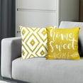 thumbnail image 6 of Decorative Throw Pillow Covers Set of 4 Yellow Pillow Covers 20x20 inchThrow Pillow Cases Linen Pillow Case，Modern Farmhouse Outdoor Pillow Covers for Couch Sofa Living Room Bed Car, 6 of 6