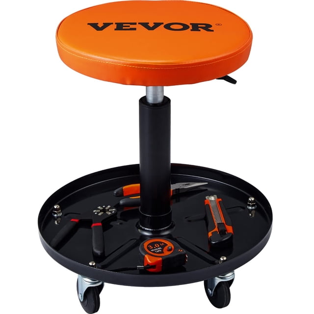 Taburete mecánico VEVOR Rolling Neumatic Creeper, capacidad de 250 kg