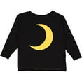 thumbnail image 3 of Inktastic Cute Yellow Moon Boys or Girls Long Sleeve Toddler T-Shirt, 3 of 5