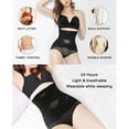 thumbnail image 6 of Zukuco Women Shapewear Slimmer Body Shaper Hi-Waist Tummy Control Compression Butt Lifter Panties Girdle, 6 of 7