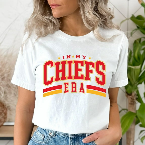 MiyazakiLy In My Chiefs Era Shirt, Women's Chiefs T-Shirt,Teacher and Parent Matching Outfits,Team Mascot Shirt,School Spirit Shirt,Football NFL Shirt