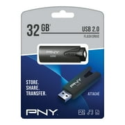 PNY 32GB Attaché USB 2.0 Flash Drive - جهاز تخزين متين خفيف الوزن للبيانات