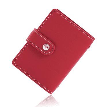 GASTROPOD Carteras Para Mujer,Antimagnetic Large Capacity Bank Card Holder Tote Bag,Anti-Theft Brush Small Walletfor Women,Red