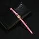 thumbnail image 4 of Reloj de pulsera de cuarzo Femenino Bling Bling analógico con correa de PU Rosa, 4 of 7