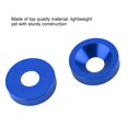 thumbnail image 1 of Car Motorcycle License Plate Frame  Bumper Engine Cover Washer Bolt Kit Lightweight Sturdy Construction Choice of Colors Easy to Install Red Blue Black Purple Golden Silver, 1 of 7