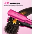 thumbnail image 7 of Terviiix Professional Wide Flat Iron for Hair, 1.75" Ceramic Hair Straightener for Thick Hair, Hotpink, 7 of 7