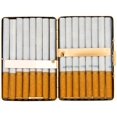 thumbnail image 3 of Set of 2 Metal-Plated 100s Compact Cigarette Case & Stash Box (Reflective Gold), 3 of 3