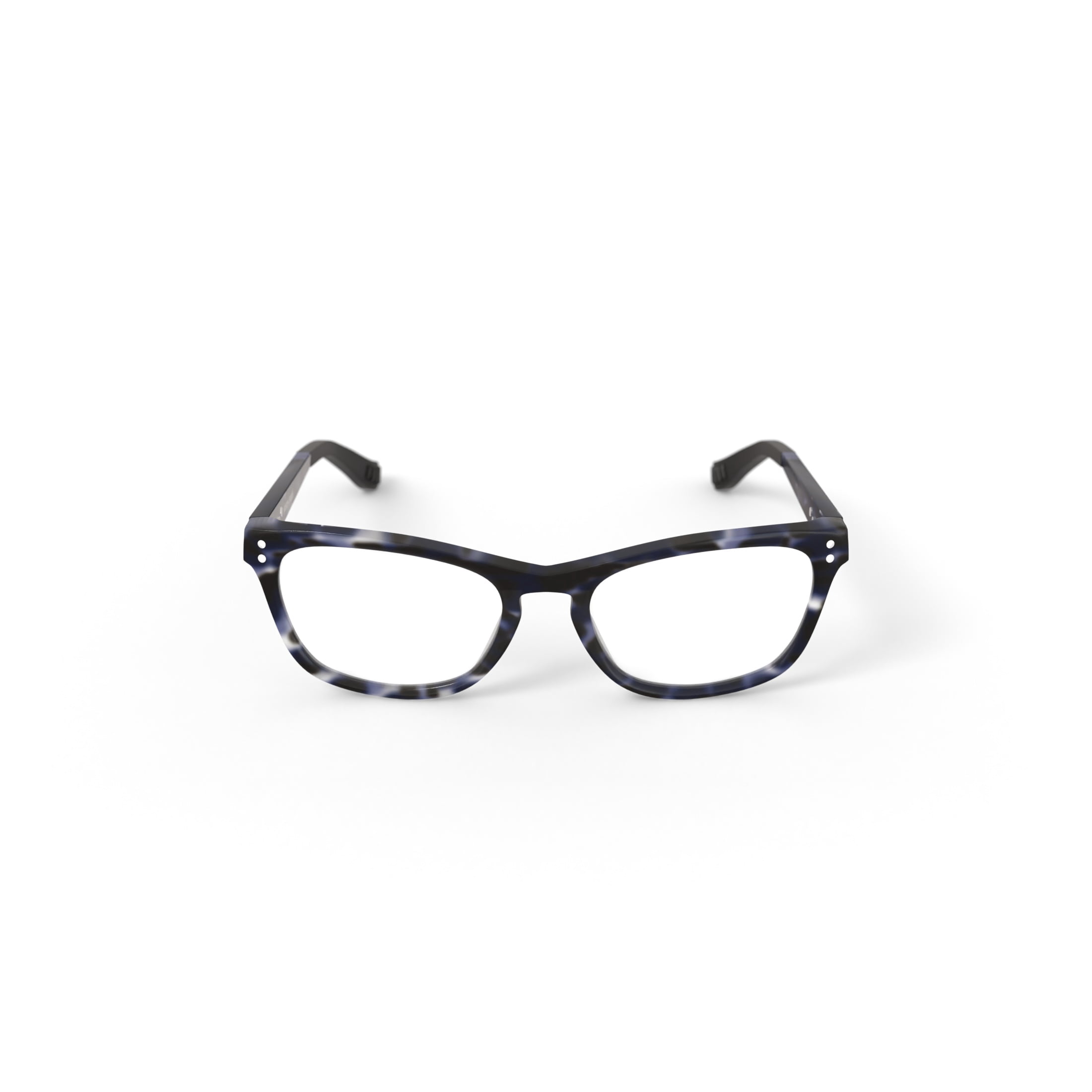 Jonas Paul Youth Lincoln/Lauren Square Prescription Eyeglasses with Case, Blue Tortoise