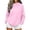 RYE1-Pink, variant on Brqkzdu Women Mock Neck Sweatshirt Drop Long Sleeve Casual Oversized Sweatshirts Fall Lightweight Loose Fit Comfy Pullover Sweatshirt