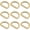 Antique Brass, variant on CRAFTME STUDIO 1 Inch Flat Metal D-Ring Findings for Bag, Belt and Strap Webbing Craft, 10 Pack PTDF (Gold)