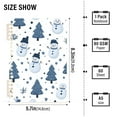 thumbnail image 2 of FORMRS 1-Subject Spiral Notebook 8" x 5" College Ruled 60 Refillable Sheet A5 Hard Cover, 2 Pack, Blue Cute Snowmen, 2 of 7