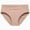 Pink, variant on Women's Underwear Briefs Nylon Seamless And Comfortable Large Waist Underwear Breathable And Hip Lifting Solid Color Underwear