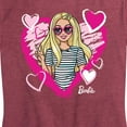 thumbnail image 3 of Barbie - Sketchy Hearts Barbie - Women's Short Sleeve Graphic T-Shirt, 3 of 5