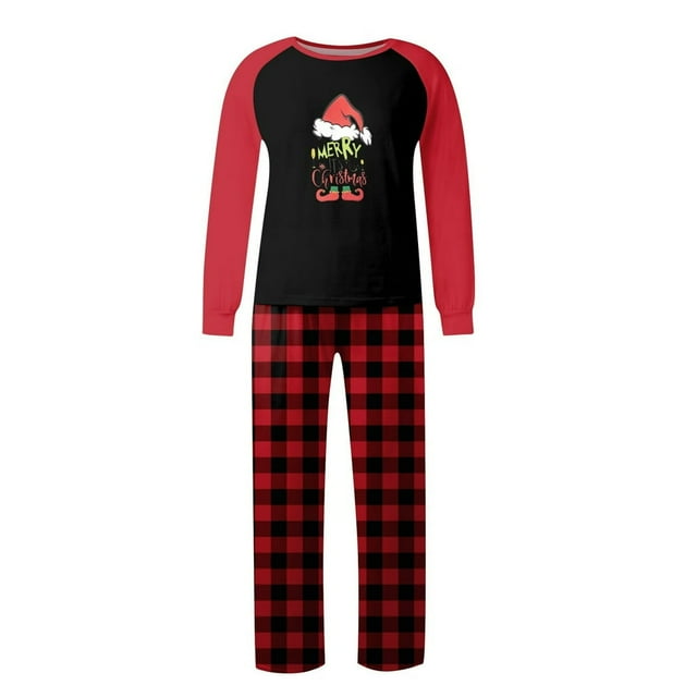 Pyjamas de Noël Assortis pour Hommes Ensembles de Pyjamas de Vacances pour la Famille