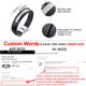 thumbnail image 1 of Pulseras de cuero multicapa Vnox para hombres y mujeres, brazalete personalizado informal de acero inoxidable con grabado personalizable Tan Jianjun unisex, 1 of 2