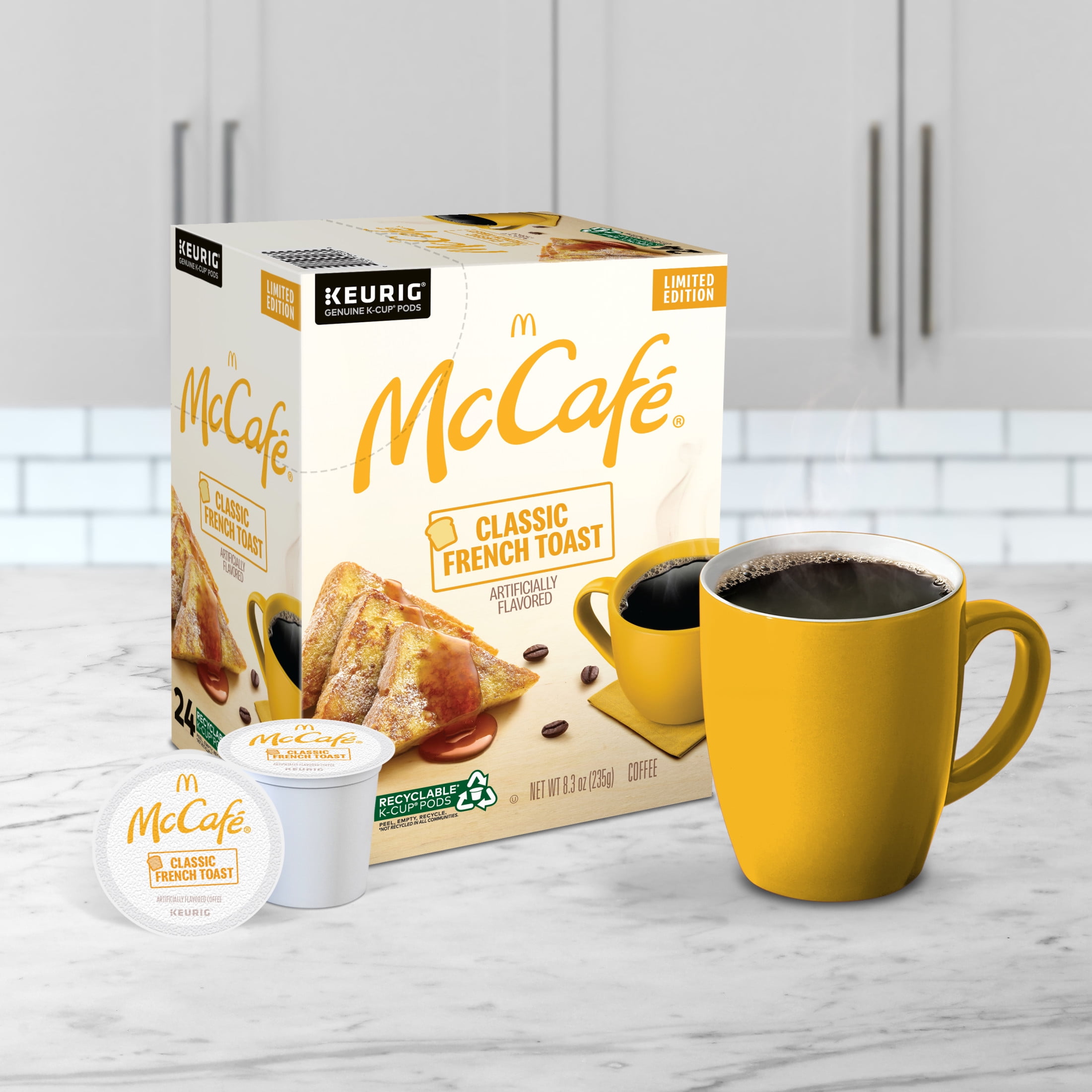 McCafe, Classic French Toast Light Roast K-Cup Coffee Pods, 24 Count