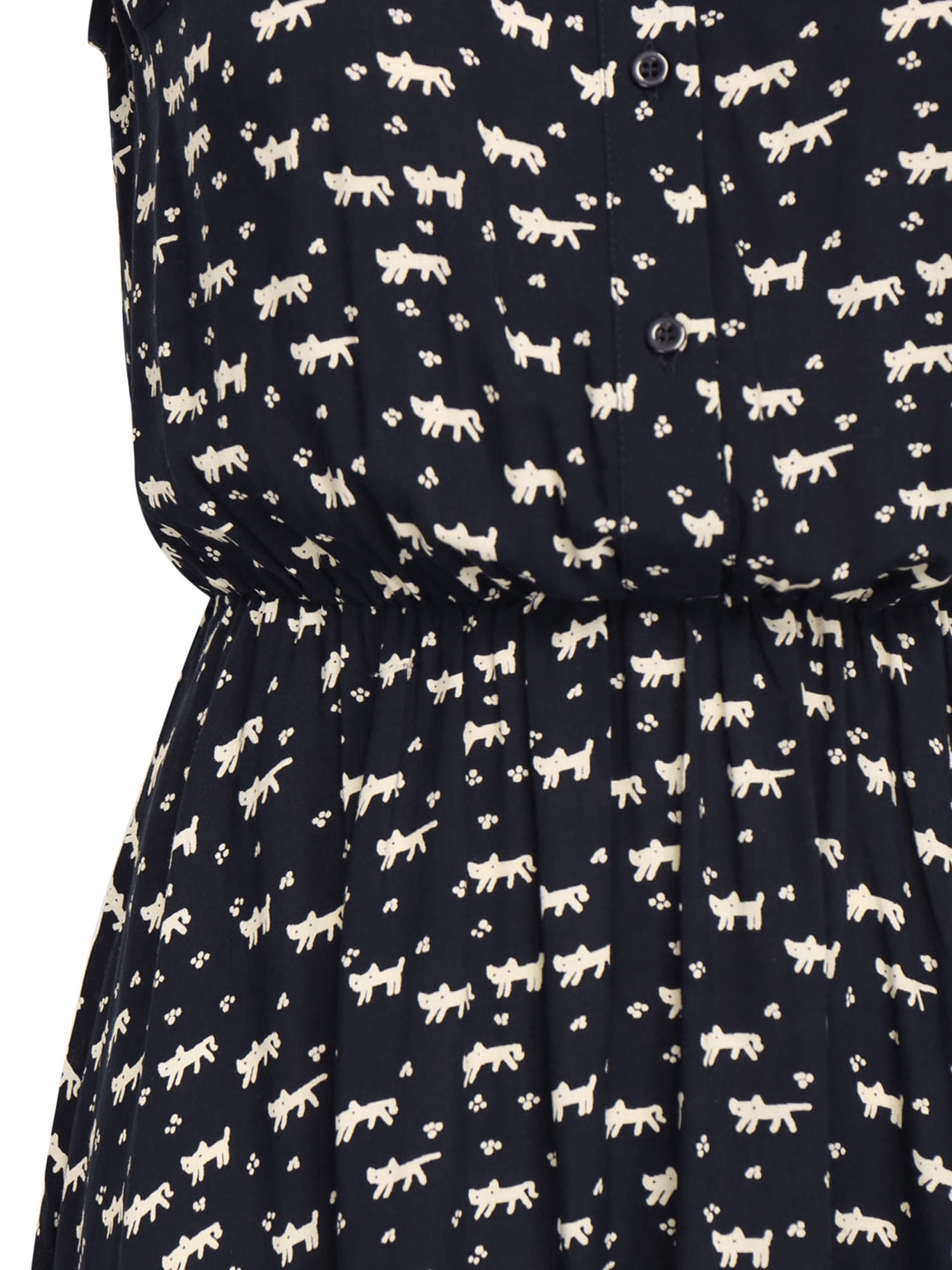 DARING DIVA Unlined Above Knee Sleeveless Mini Belted Dress L Dark Blue-cat