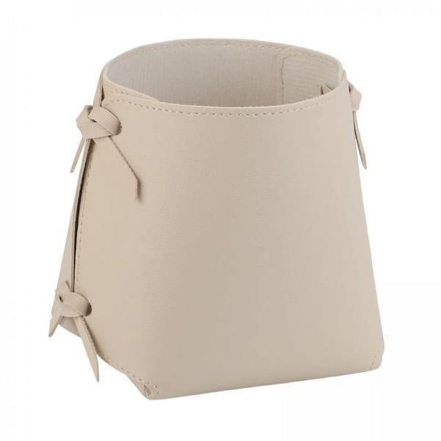 3x Organizador Creativo Bolsa Contenedor Portalápices Para Dormitorio Escritorio Gabinete Beige