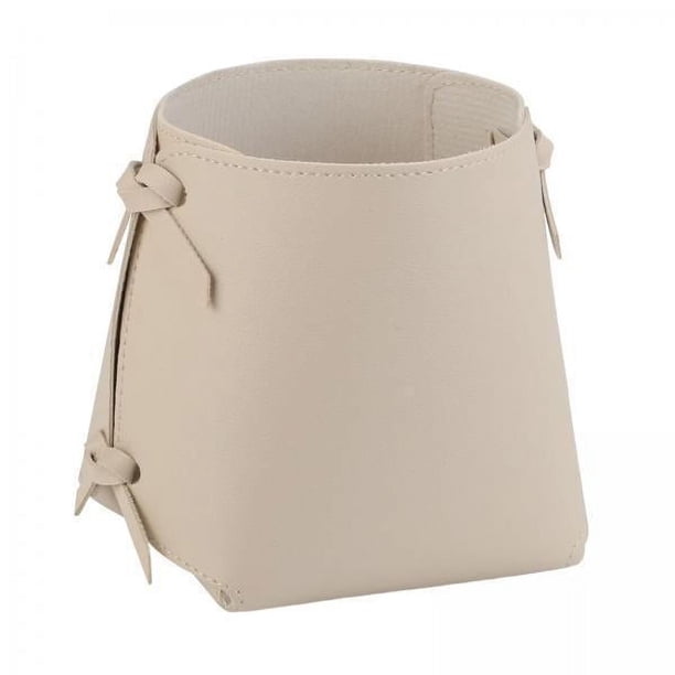 Bolsas de almacenamiento,Portalápices Bolsa organizadora para almacenamiento de brochas de maquillaje,Portalápices de cuero PU organizador de almacenamiento,Organizador de escritorio