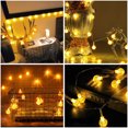 thumbnail image 4 of Luces De Hadas Led Con Pilas 6 M 40 Led Control Remoto 8 Modos Luces De Hadas Bolas De Cristal Luz De Cadena Para Decoración De Interiores Y Exteriores Kearding HA036989-00, 4 of 6