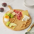 thumbnail image 4 of Herringbone Bamboo Charcuterie Board – Large Serving Tray for Cheese, Meat, Appetizers, Entertaining, 4 of 4